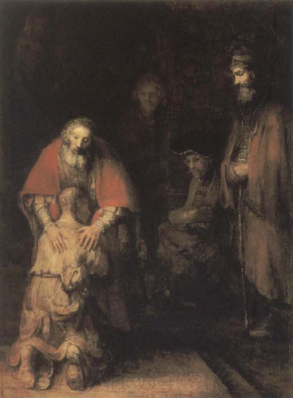 REMBRANDT Harmenszoon van Rijn The Return of the Prodigal son Norge oil painting art